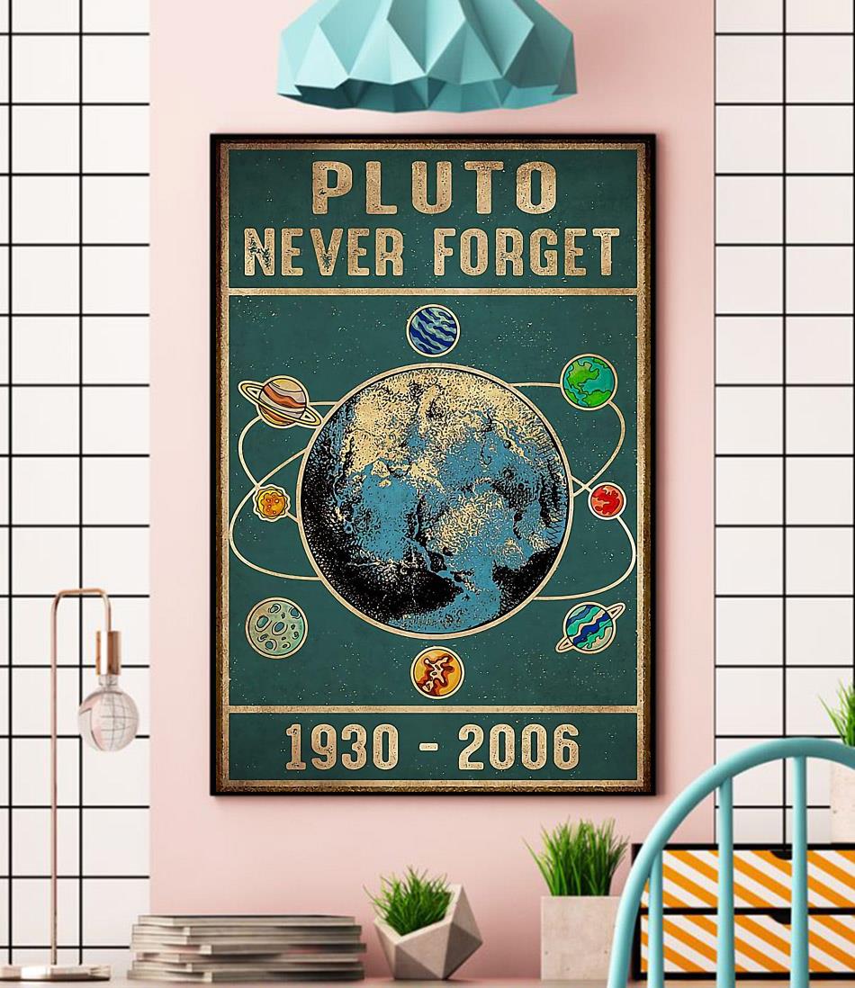 Scientist pluto never forget 1930 2006 canvas - Emilyshirt American  Trending shirts