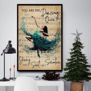 You are the dancing queen young and sweet only seventeen poster