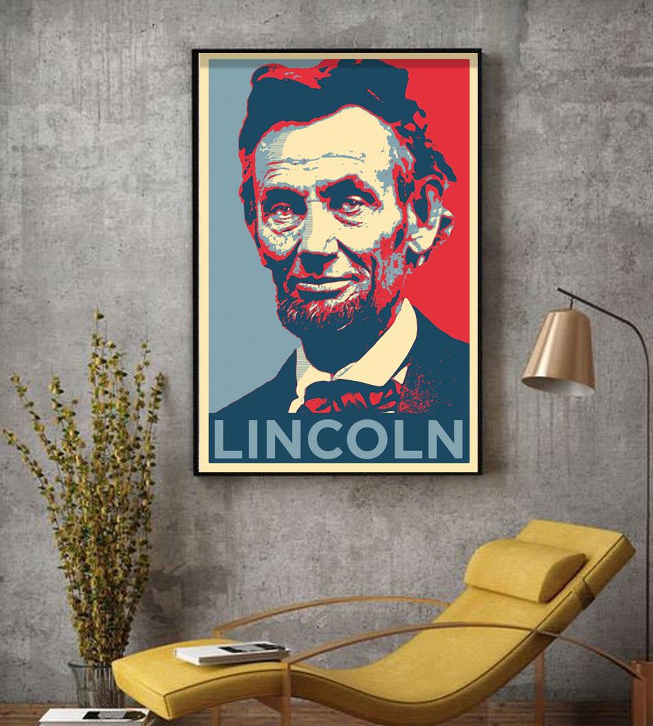 Abraham Lincoln original art poster canvas decor