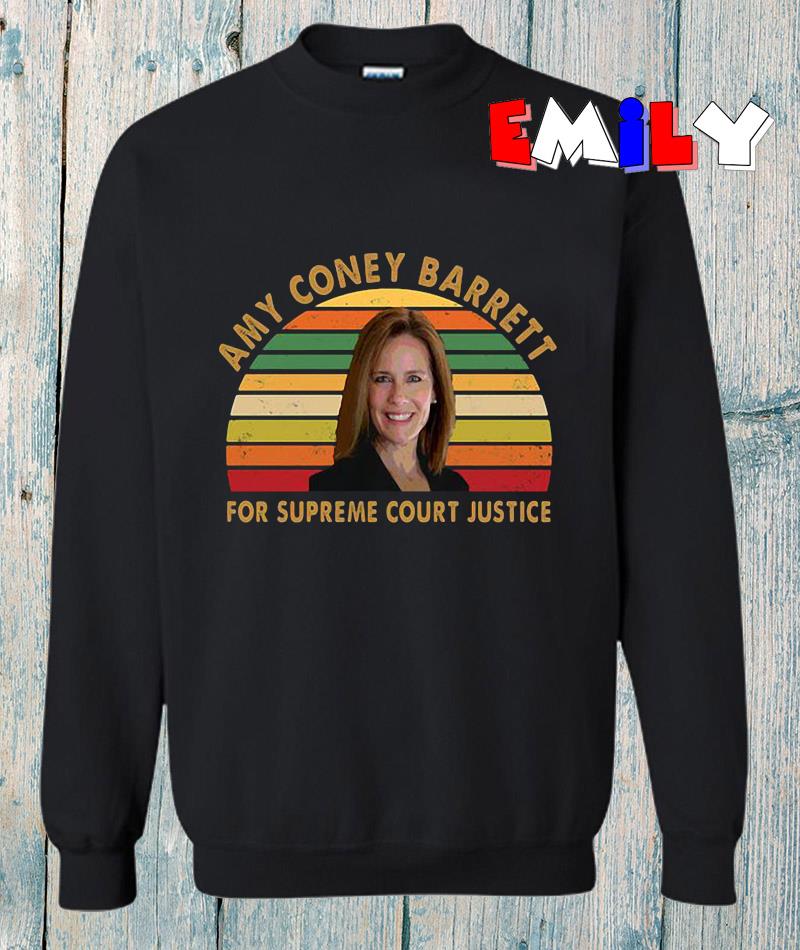 Amy Coney Barrett ACB for supreme court justice vintage s sweatshirt