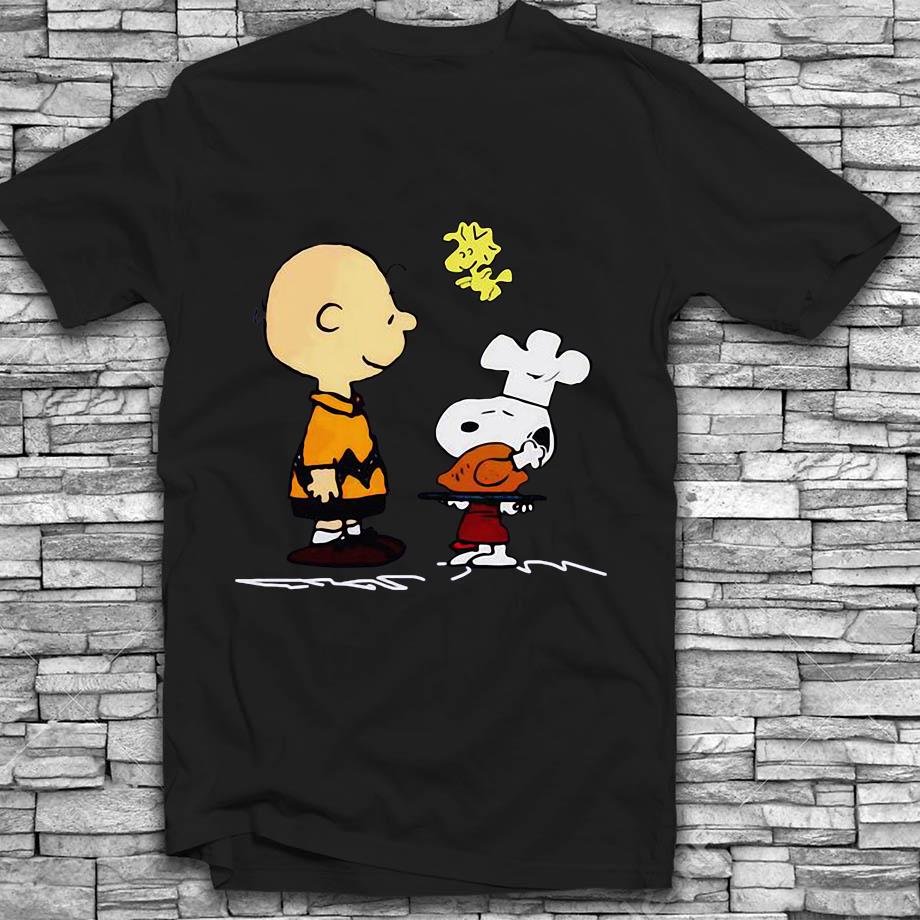 Charlie Brown And Snoopy Watching Washington Redskins Halloween T-Shirt