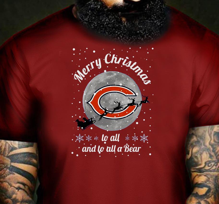 Chicago Bears Merry Christmas  Chicago bears logo, Chicago bears