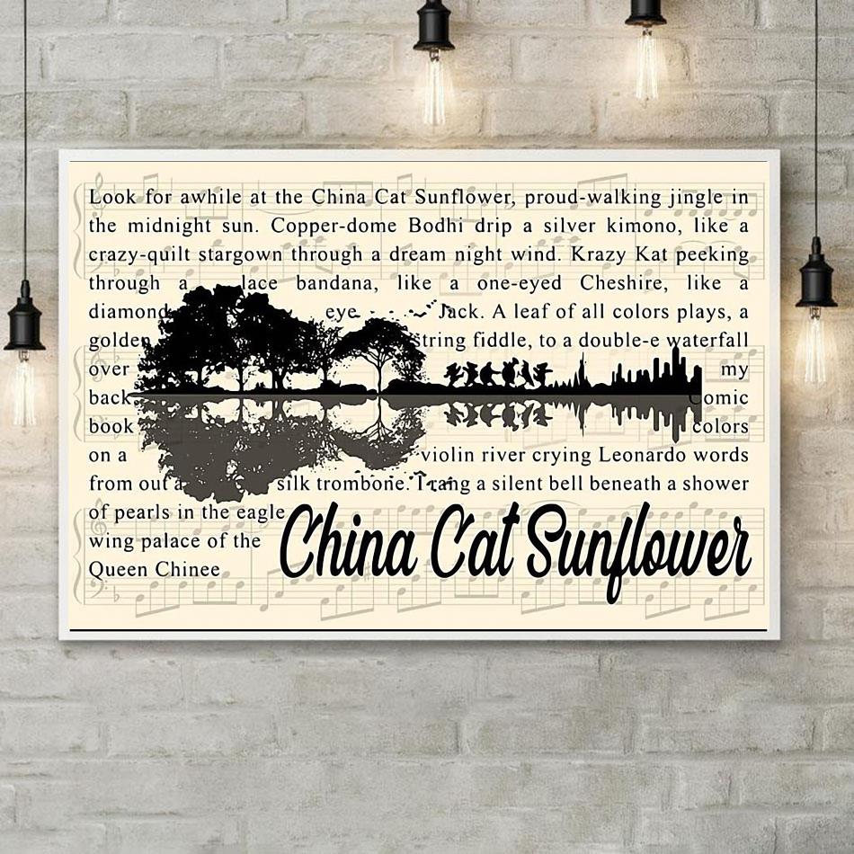 china cat sunflower guitar
