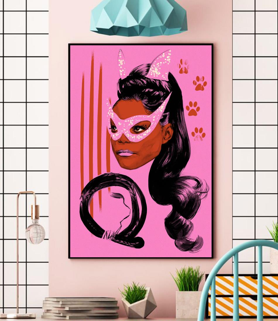 CAT WOMAN, EARTHA KITT (PINK BLACK)