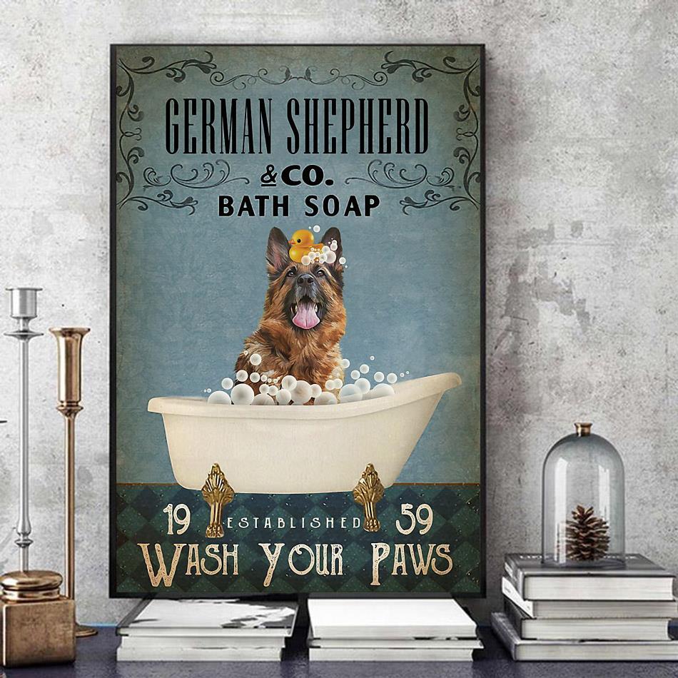 German shepherd soap sale