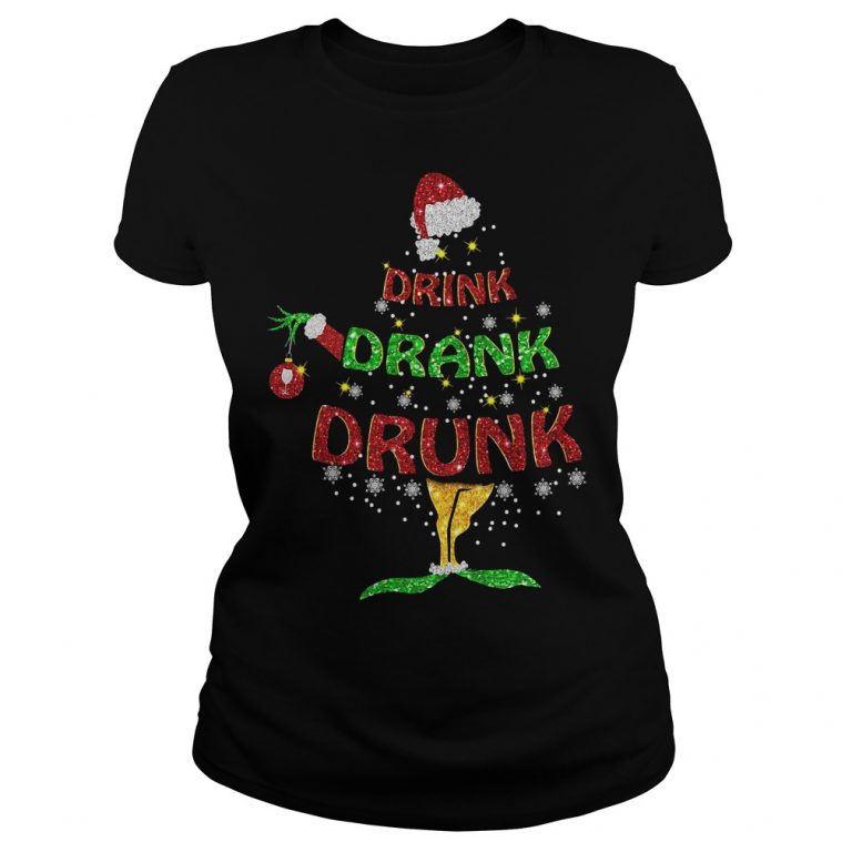 Grinch Santa Drink Drank Drunk shirt, guys, hoodie and