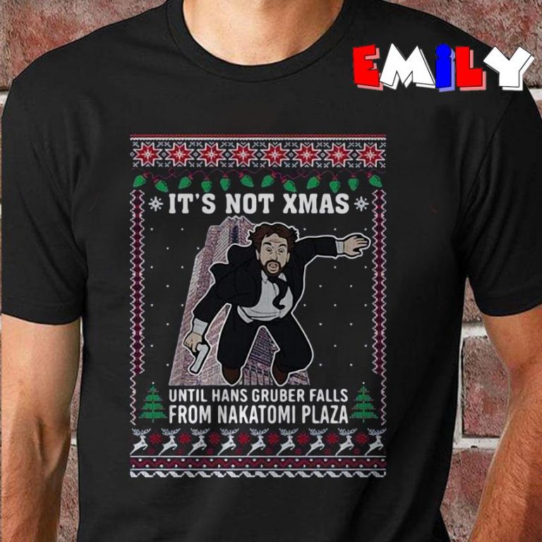 hans gruber christmas t shirt