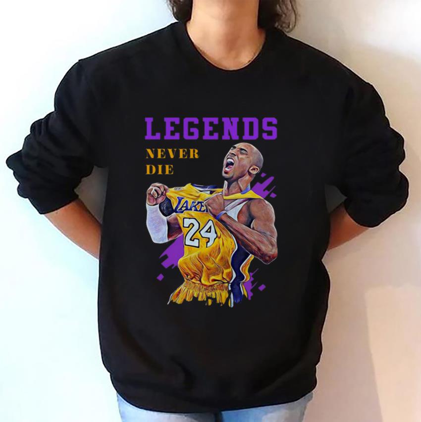 Kobe Bryant Lakers 24 legends never die t-shirt, unisex shirt, longsleeve