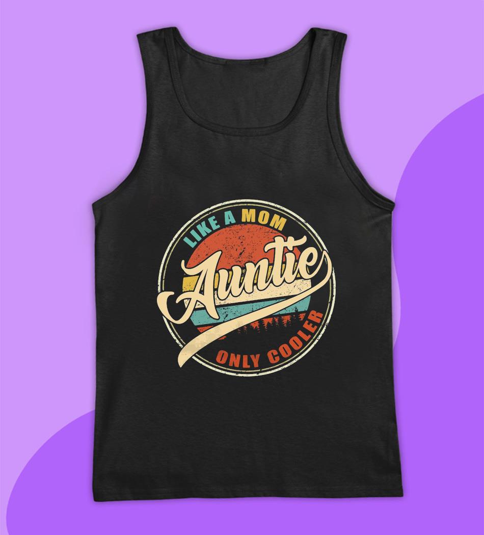 Like a mom auntie only cooler vintage t-s tank top