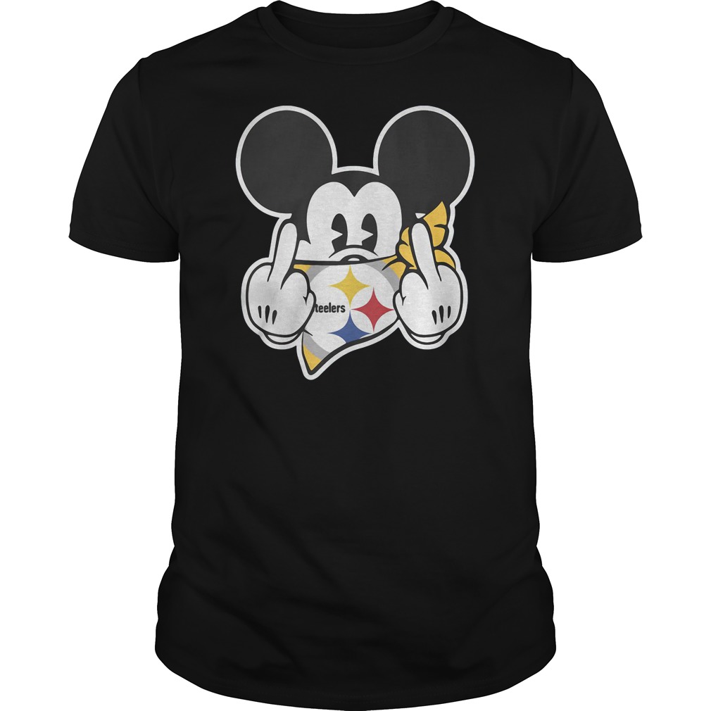 Mickey mouse middle finger hotsell t shirt