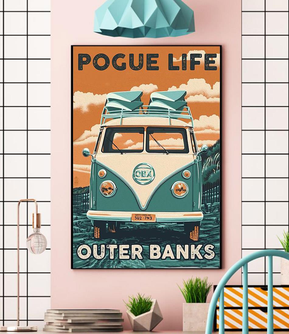Pogue Life Outer Banks Poster Vintage Canvas Emilyshirt American