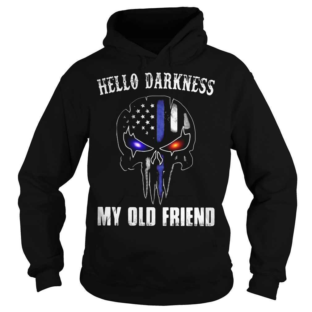 Hello darkness my discount old friend skull hoodie