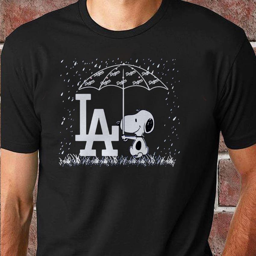 Snoopy peace love Los Angeles Dodgers shirt