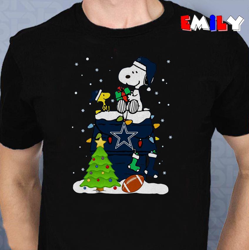 Snoopy And Friends Merry Dallas Cowboys Christmas Shirt