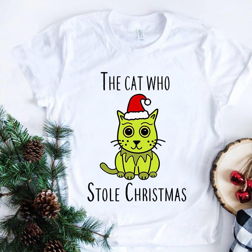 cat christmas t shirt uk