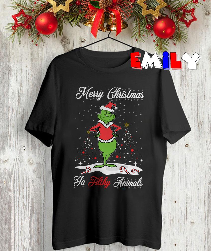 merry christmas ya filthy animal shirt australia