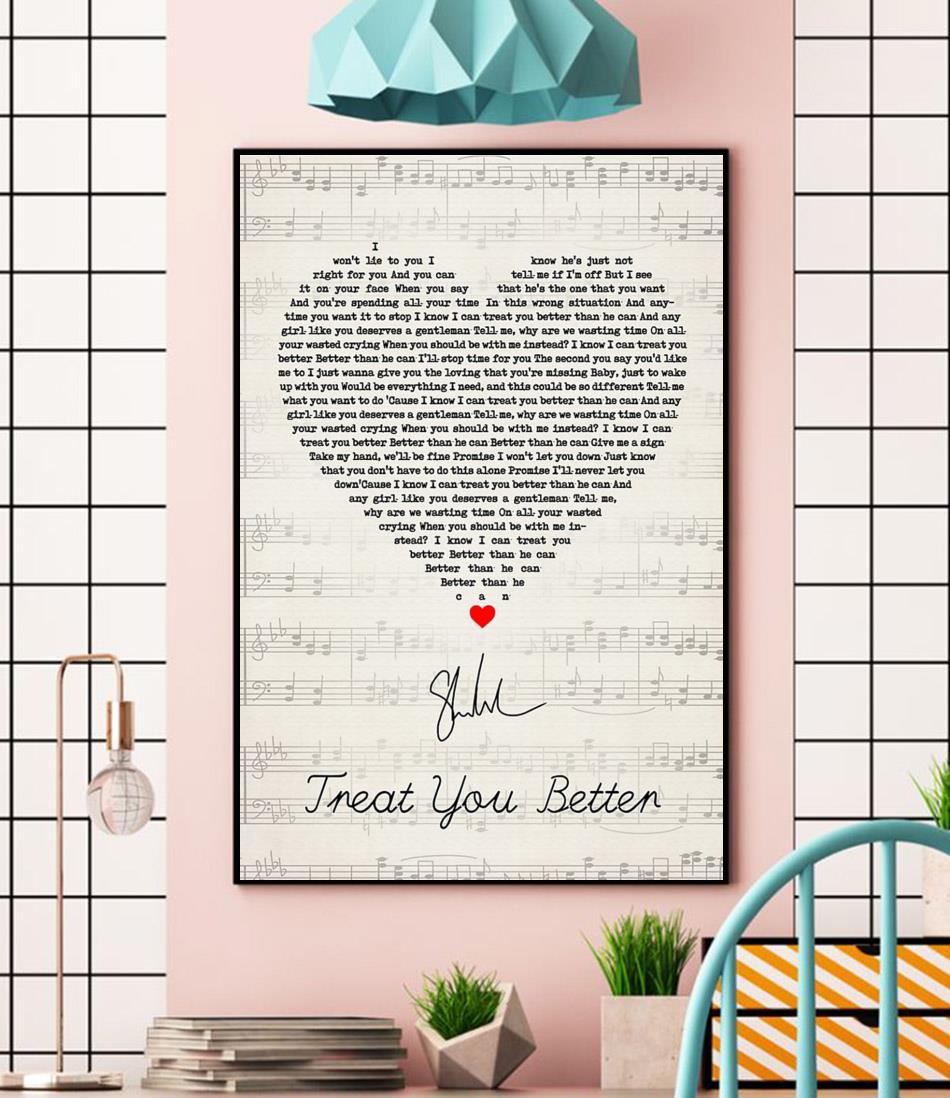 Shawn Mendes Song Lyrics Wall Art for Sale