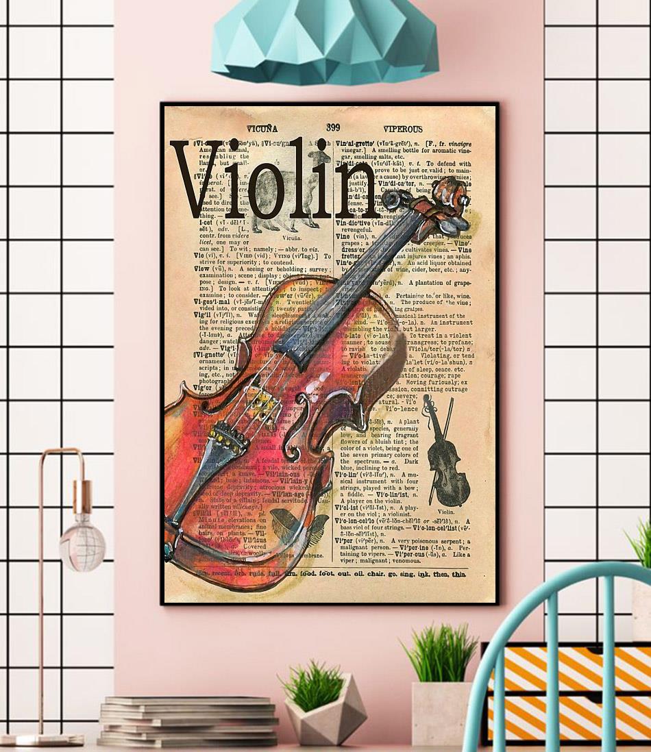 Violin definition vertical poster Emilyshirt American Trending shirts
