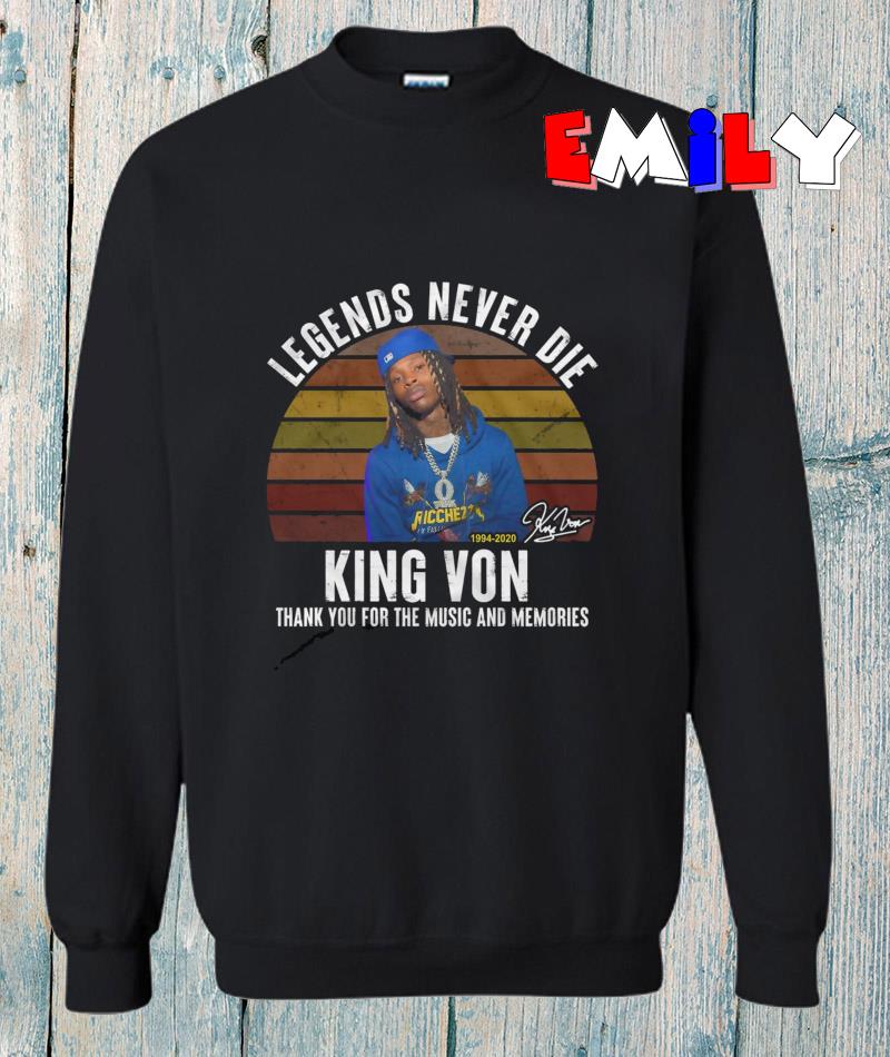 King Von Outfits Vintage Shirt - graphicteestore